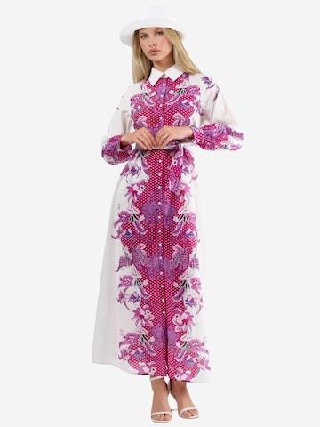 MSN Collection Obleka | mešane barve barva
