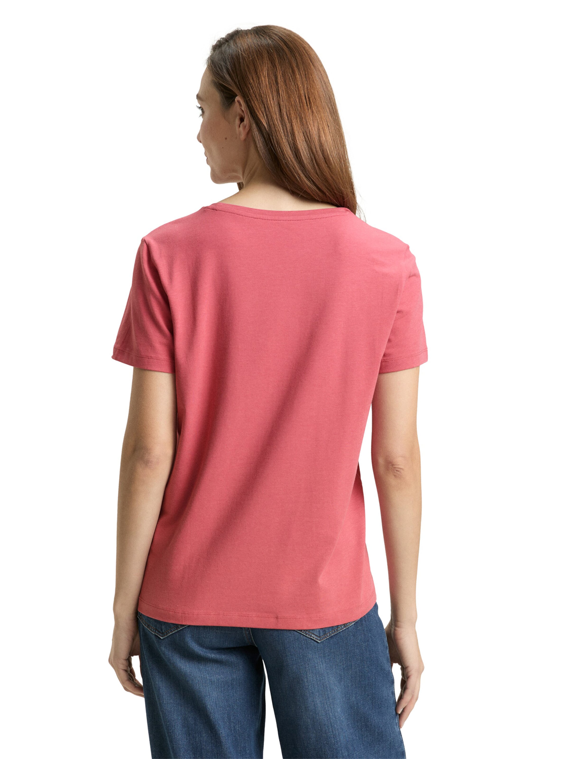 TOM TAILOR Тениска в червено