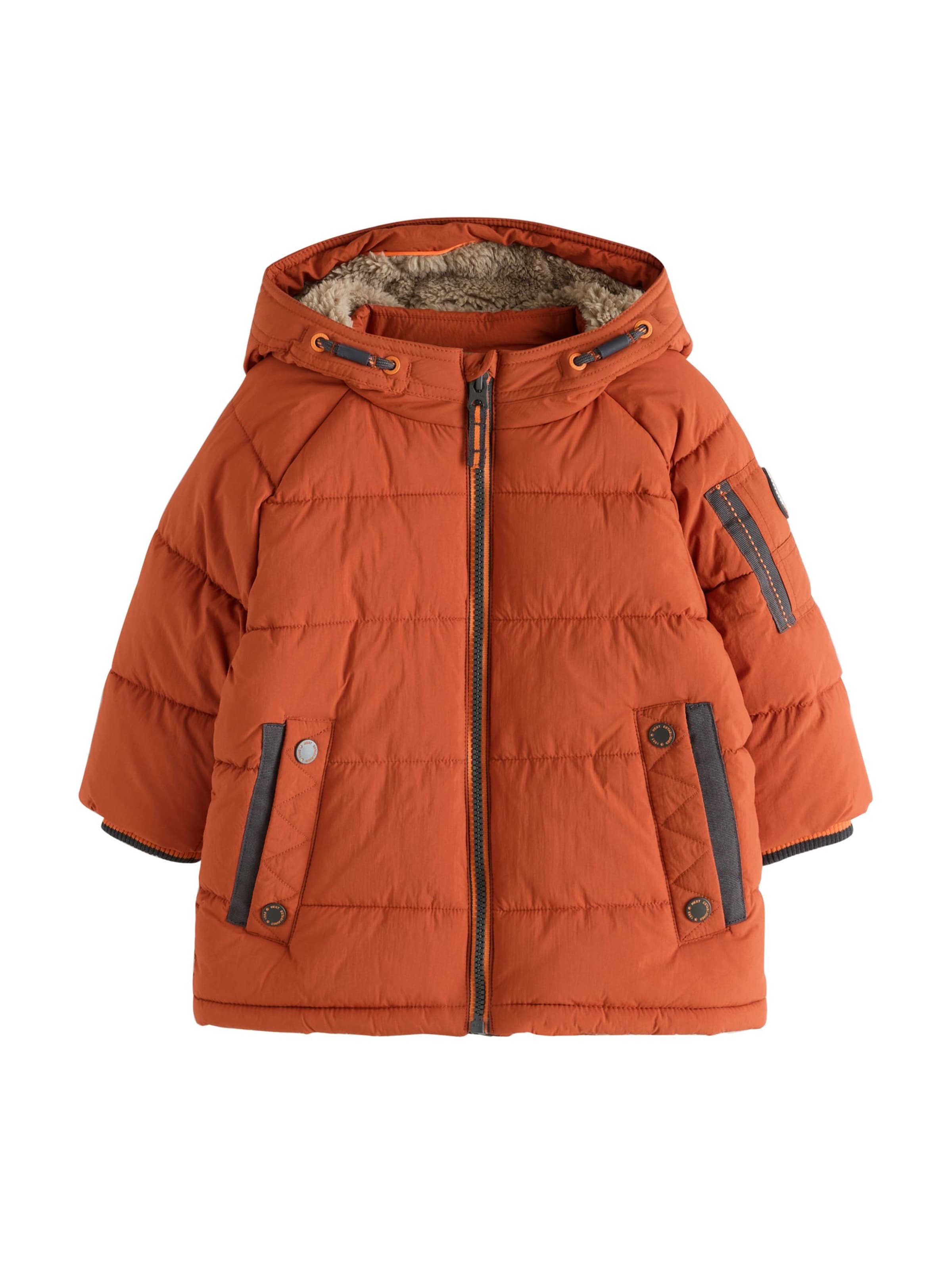 Manteau Next en orange : devant