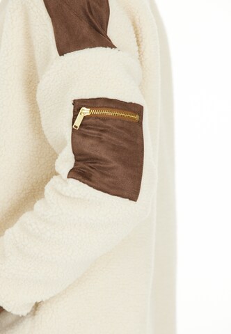 Athlecia Fleece Jacket 'Minniem' in Beige