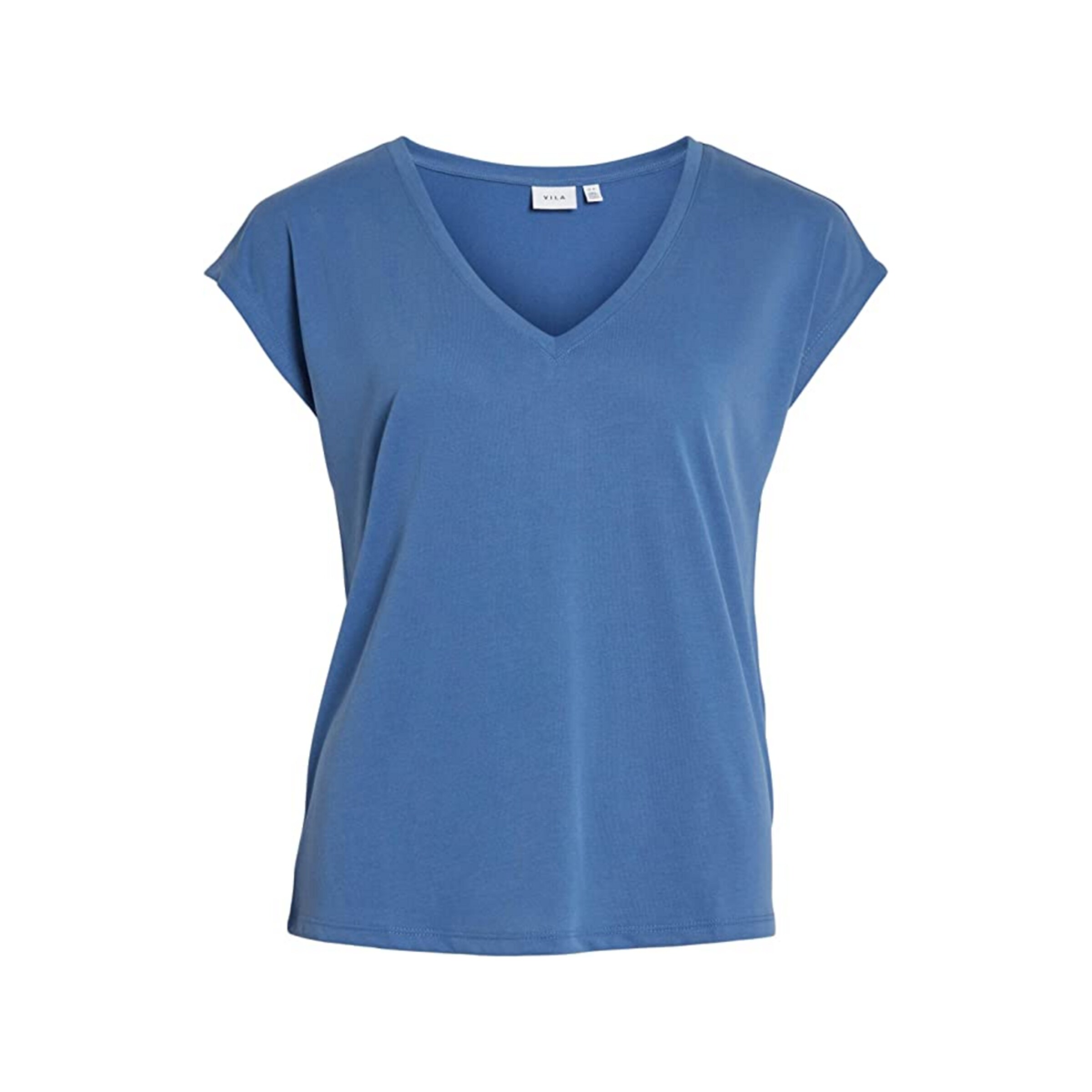 Tricou 'VIModala' de la VILA pe albastru: față