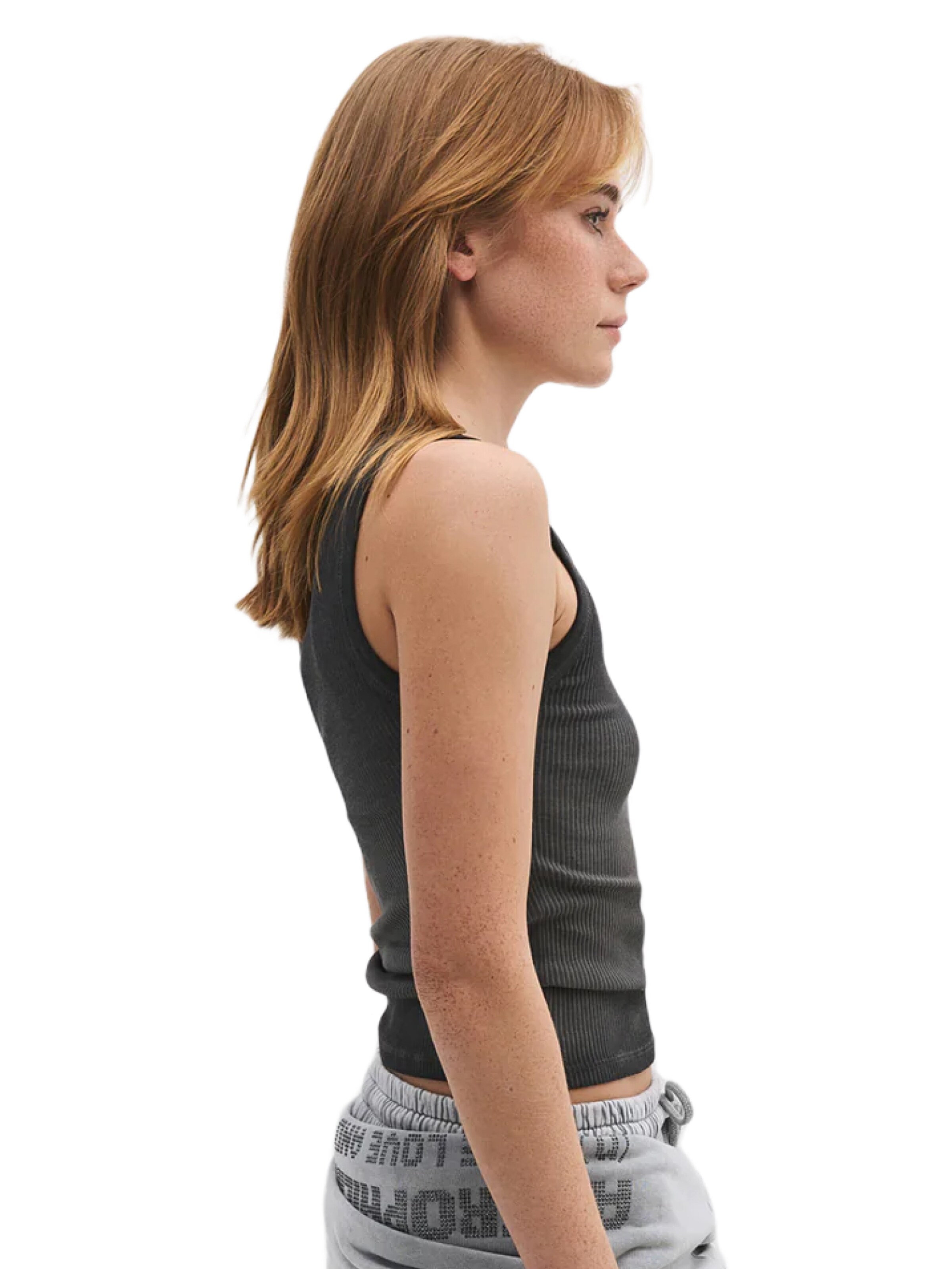 No Matter What Top in Grijs