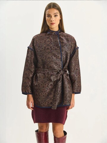 Bianco Lucci Between-Season Jacket in Brown