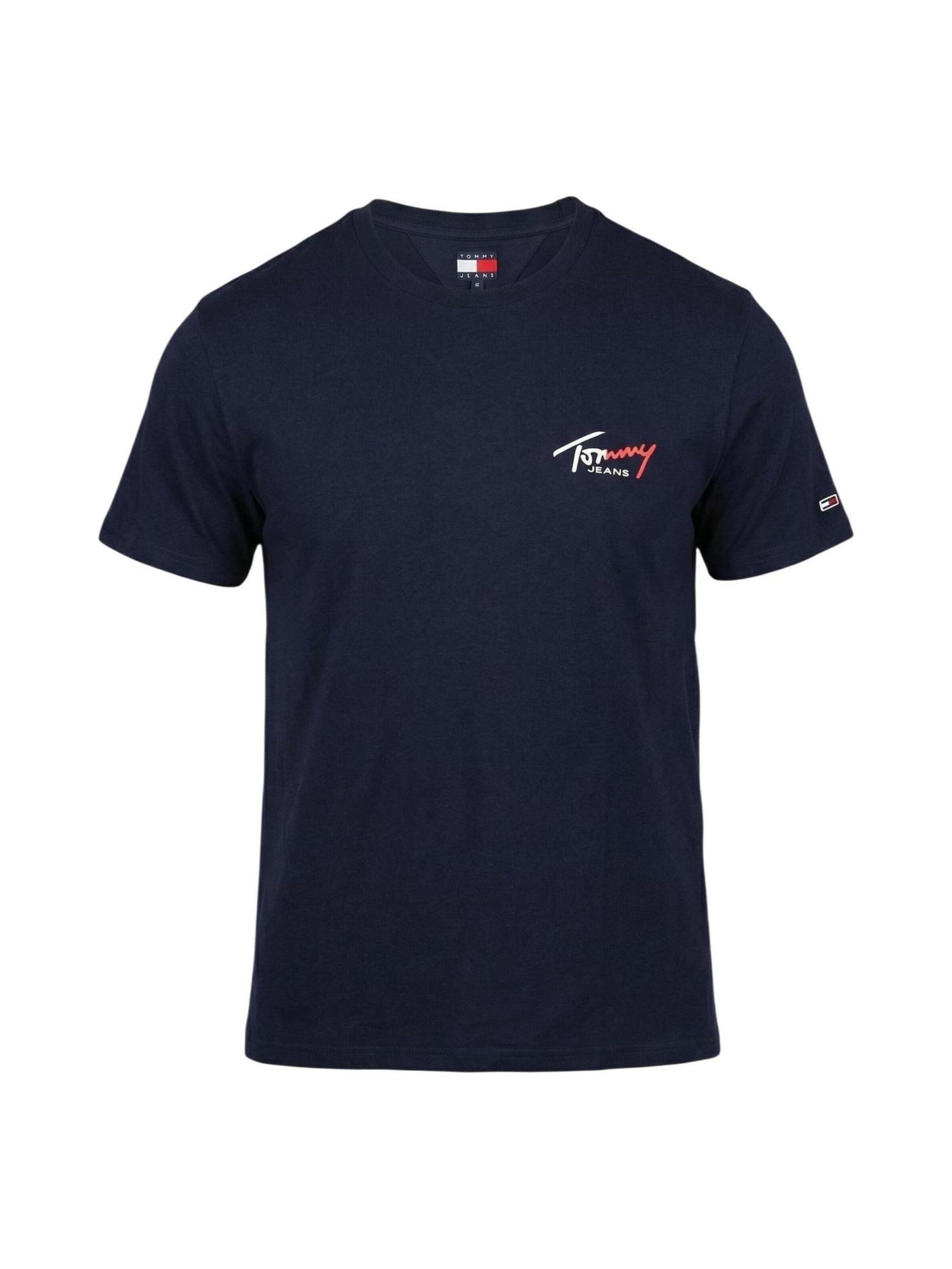 Maglietta 'DM0DM22538' di Tommy Jeans in blu: frontale