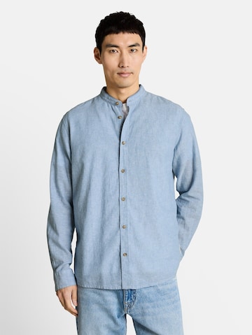 TOM TAILOR Regular fit Button Up Shirt in Blue: front