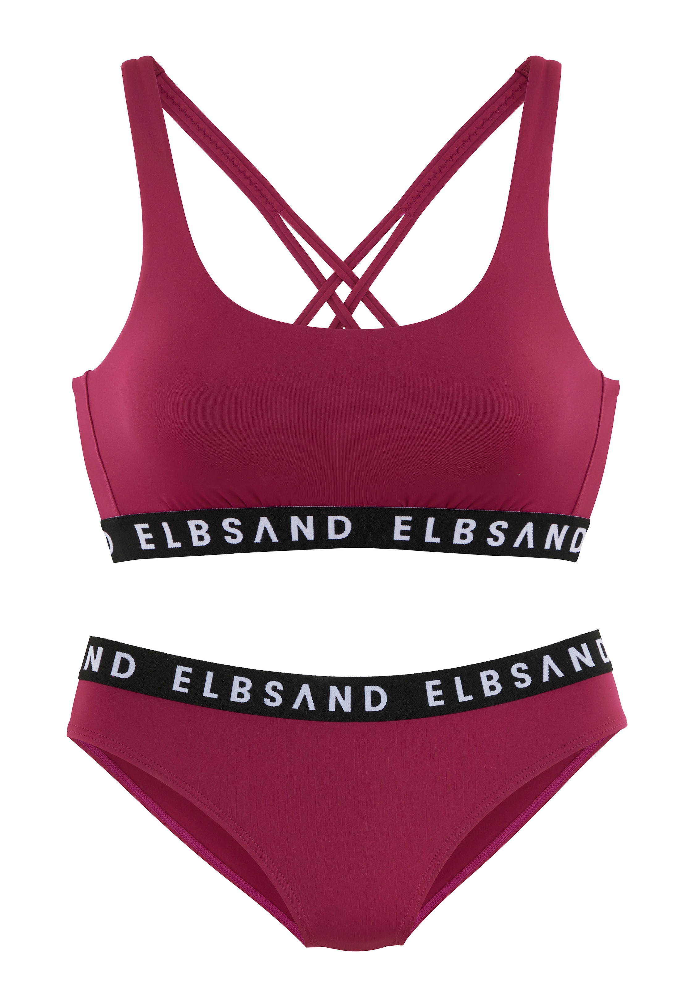 purpurinė Elbsand Biustjė Bikinis: priekis