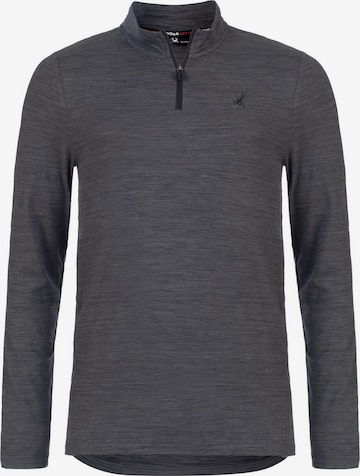 Sweat de sport Spyder en gris : devant