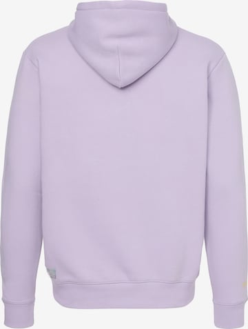 smiler. Kapuzensweatshirt 'Happy' in Lila