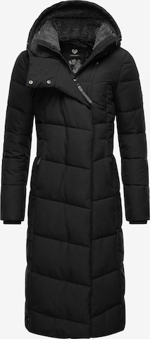 Manteau fonctionnel 'Pavla' Ragwear en noir : devant