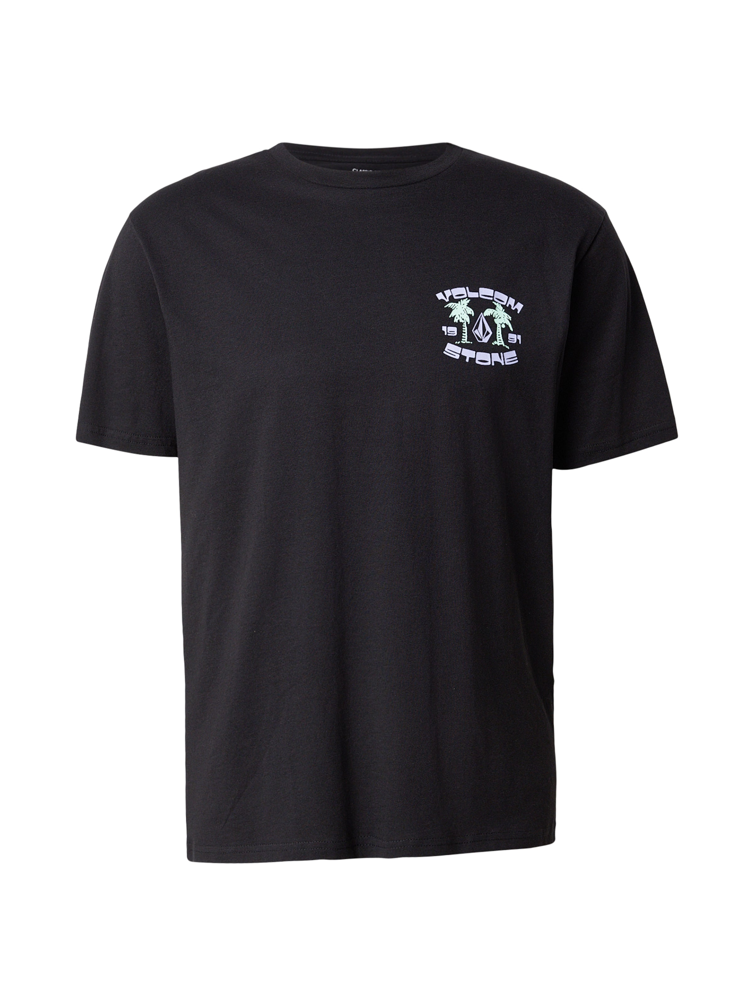 Volcom Футболка '91 PALM' в Черный: спереди