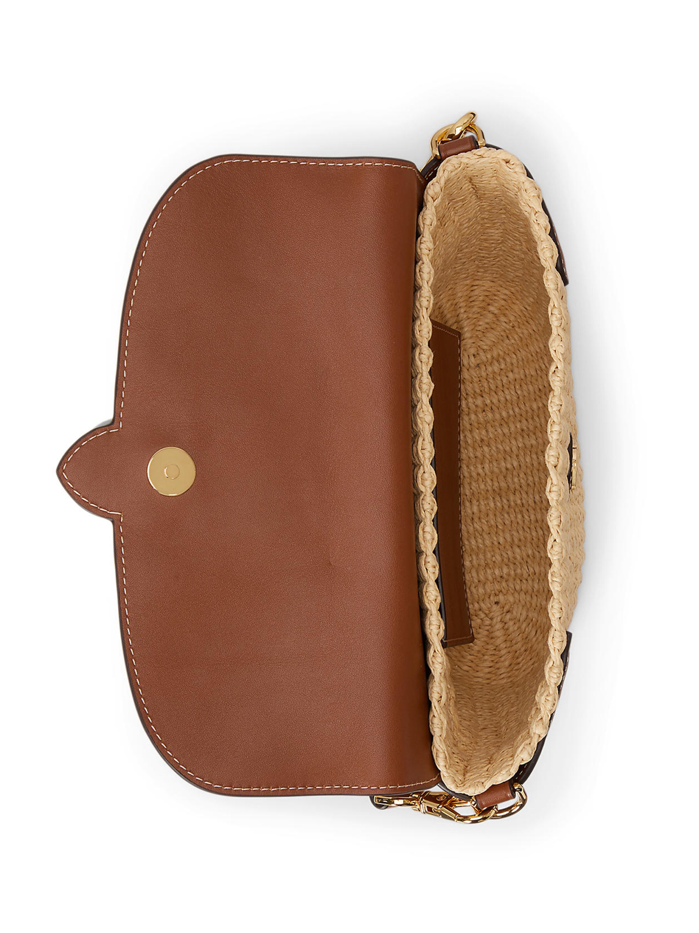 Lauren Ralph Lauren Чанта с презрамки в кафяво