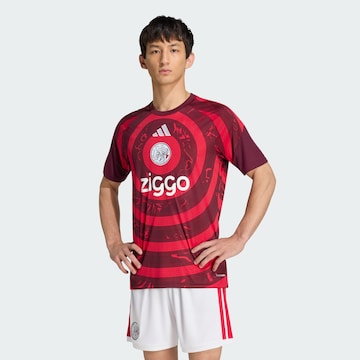 T-Shirt fonctionnel 'Ajax Amsterdam 26/27 Pre-Match' ADIDAS PERFORMANCE en rouge : devant