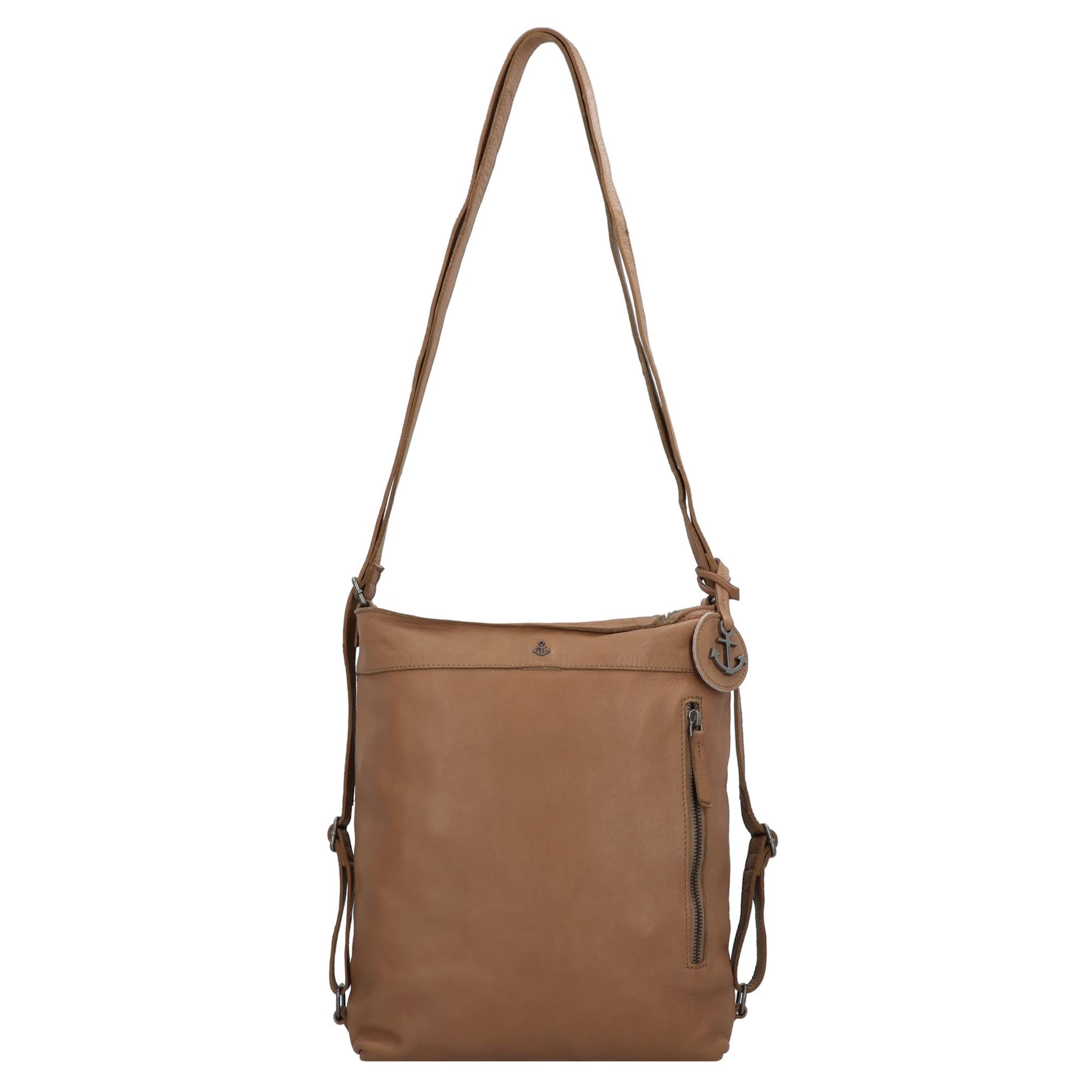 Harbour 2nd Backpack 'Anchor Love' in Brown: front