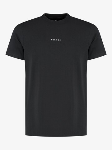Fortex Fitness Shirt 'Everyday' in Schwarz: Vorderseite
