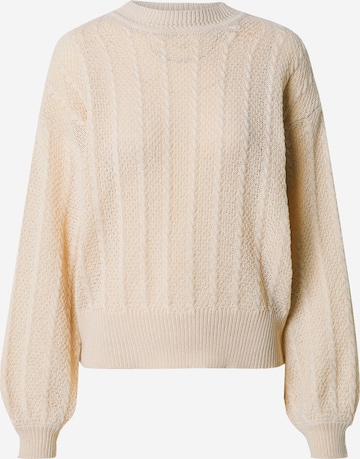 JDY Sweater 'ATENA LIFE' in Beige: front