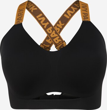 ADIDAS ORIGINALS Обычный Бюстгальтер 'IVP CUT OUT BRA' в Черный: спереди