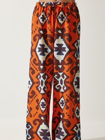 Happiness İstanbul Hlače | oranžna barva: sprednja stran