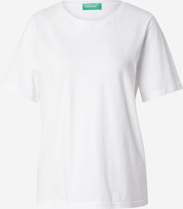 UNITED COLORS OF BENETTON Shirts i hvid: forside