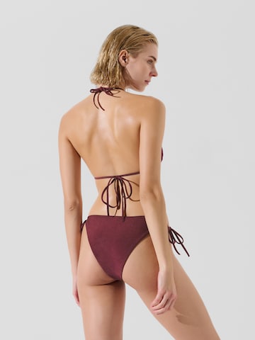 Karl Lagerfeld Triangel Bikinitop in Rood