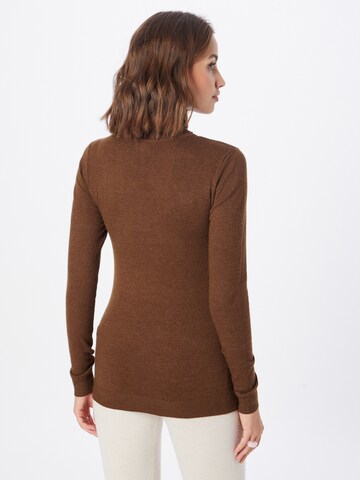 OBJECT Sweter 'Thess' w kolorze brązowy