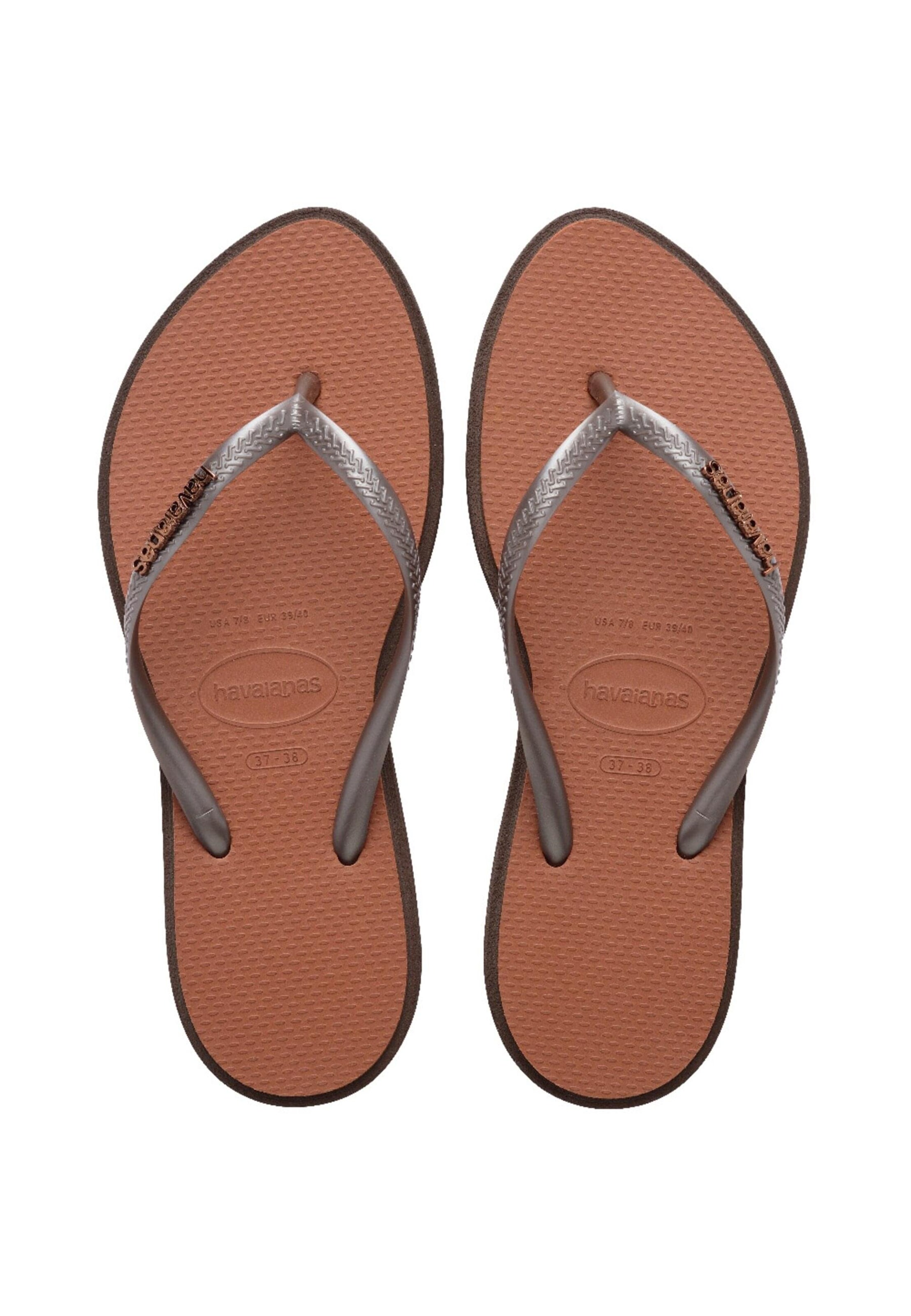 Slipper di HAVAIANAS in marrone: frontale