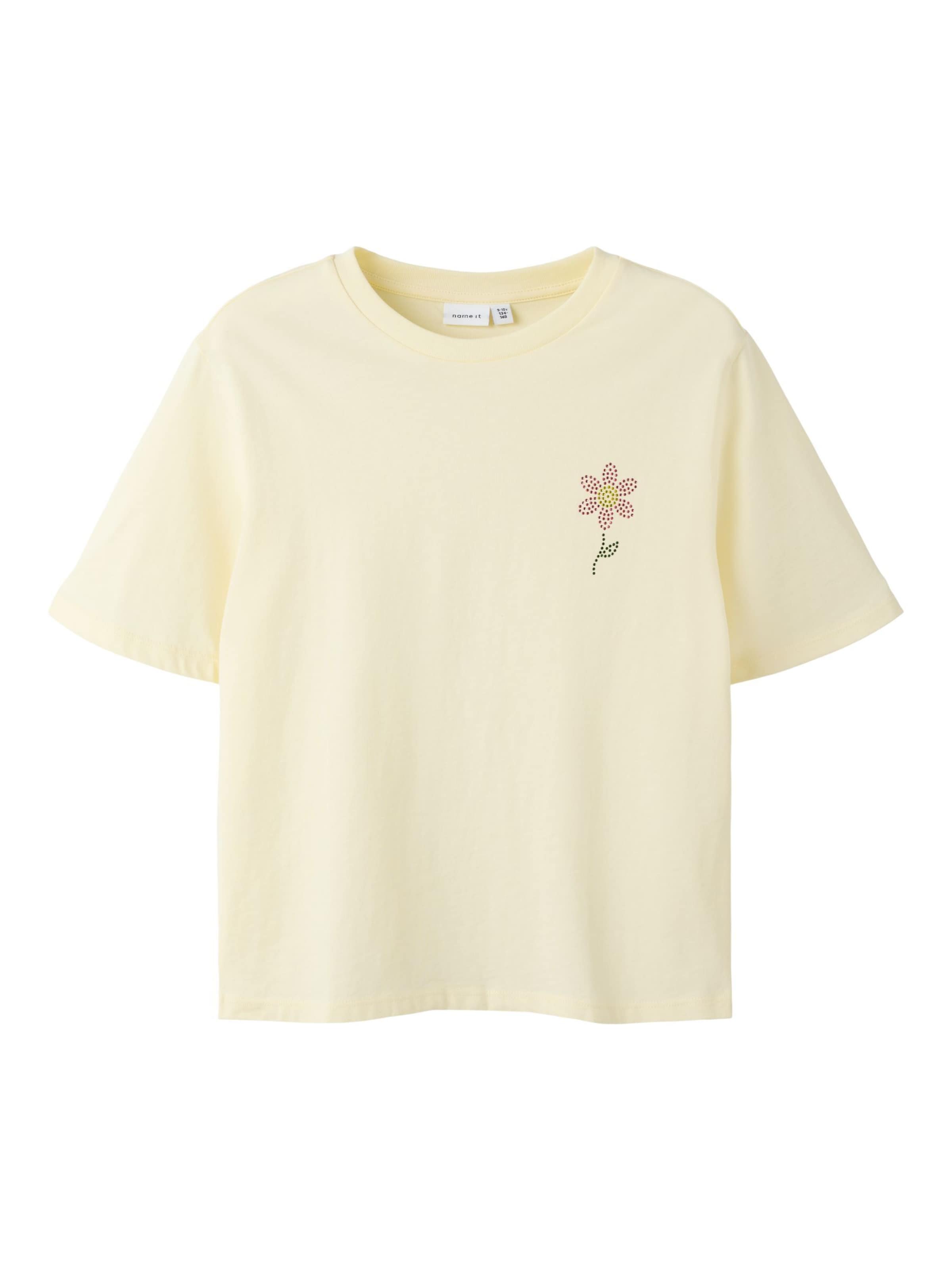 NAME IT Shirt in Geel: voorkant