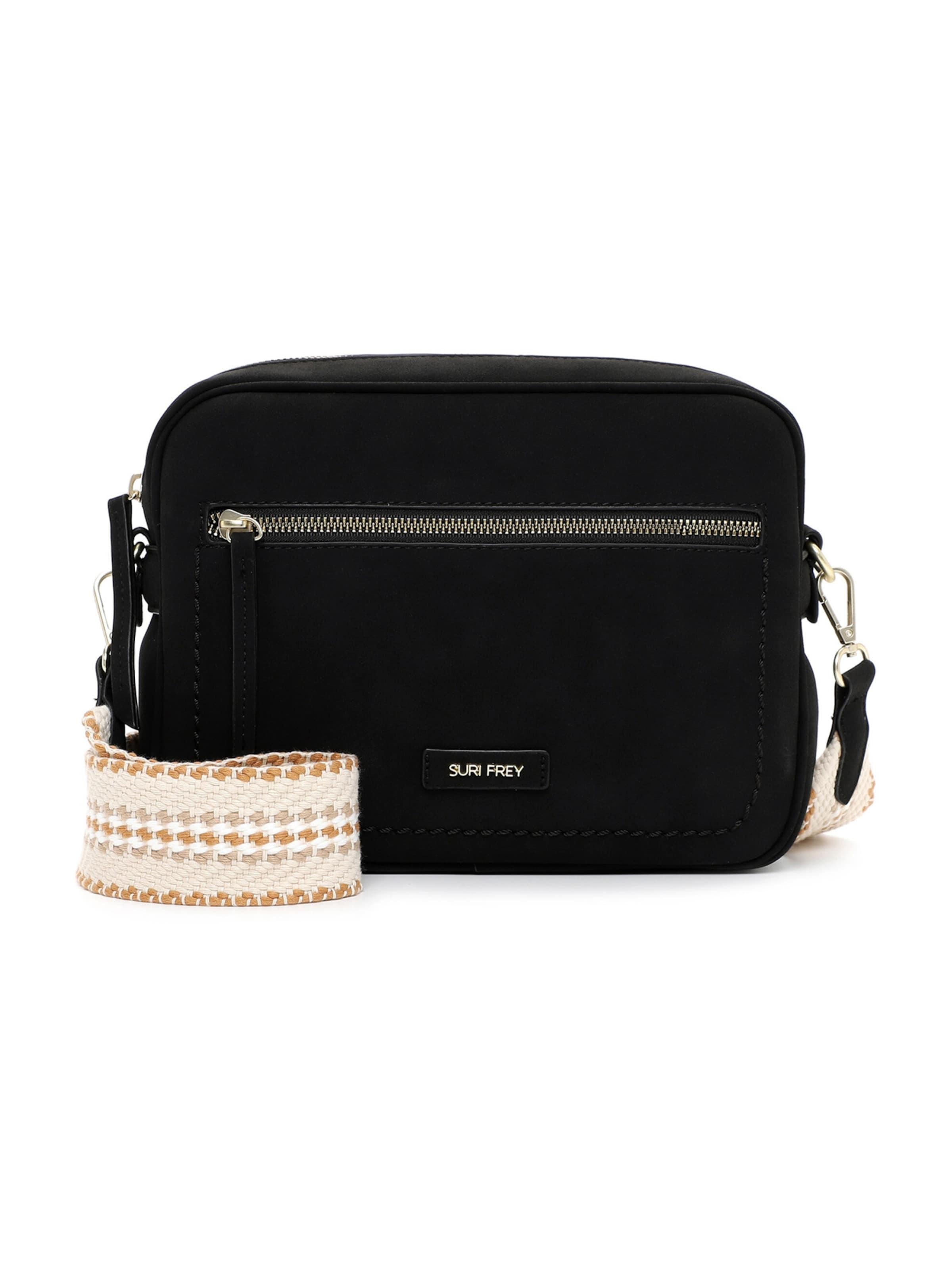 Borsa a tracolla 'Christy' di Suri Frey in nero: frontale