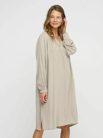 moshi moshi mind Kleid 'Glow' in Grau: Vorderseite