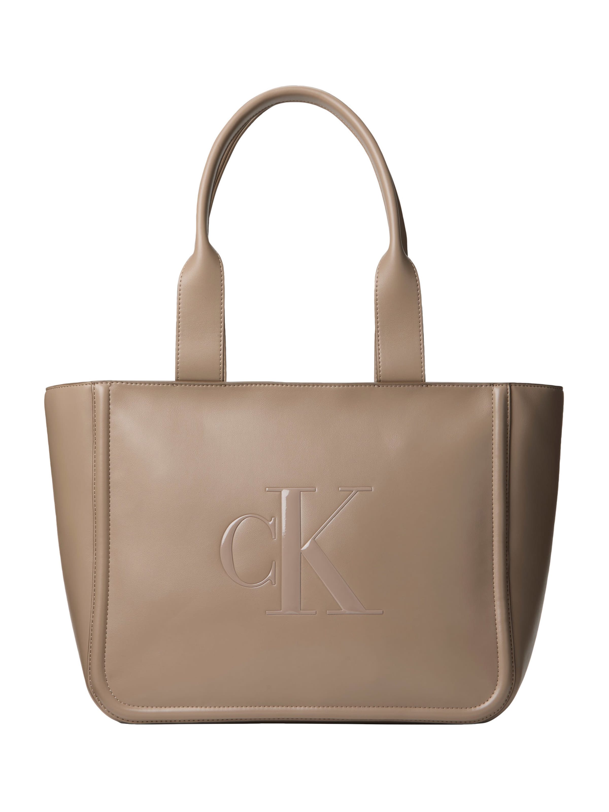 Calvin Klein Shopper táska - szürke: elől
