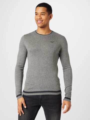 HOLLISTER Sweater in Grey: front