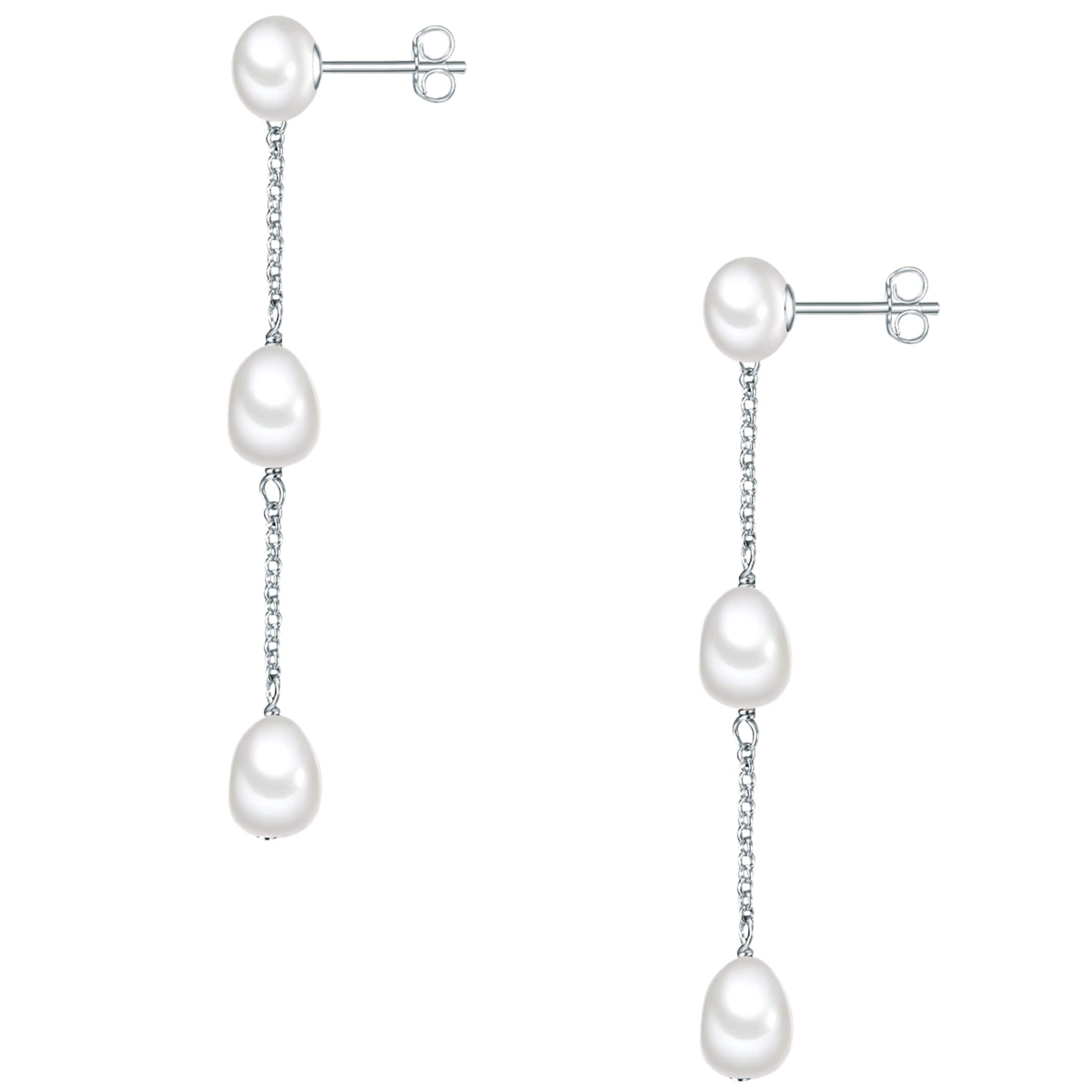 Boucles d'oreilles Valero Pearls en argent