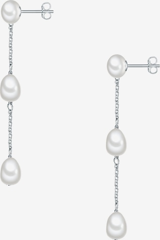 Valero Pearls Earrings in Silver