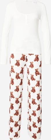 GUESS Pyjama 'ARIA' värissä valkoinen: etupuoli