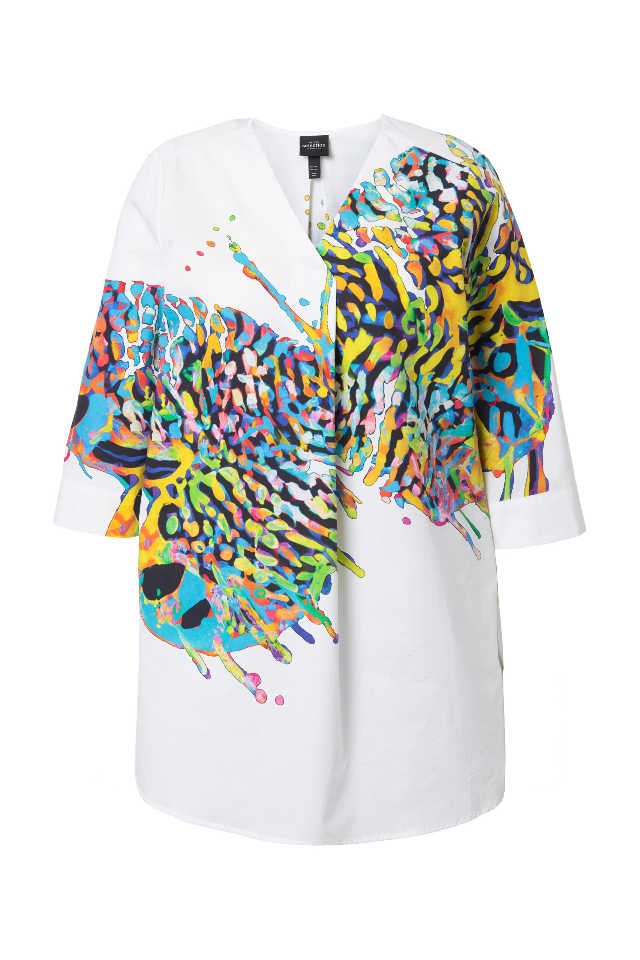 Ulla Popken Blouse in Wit: voorkant