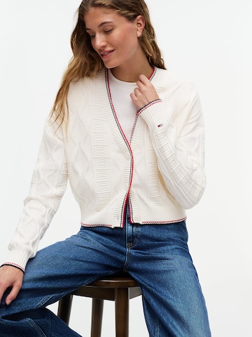 Tommy Jeans Cardigan i beige