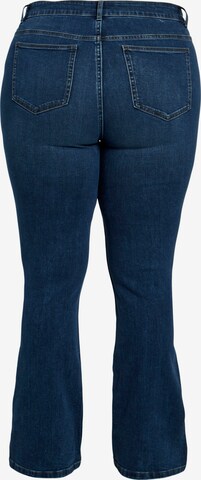 EVOKED Flared Jeans in Blauw