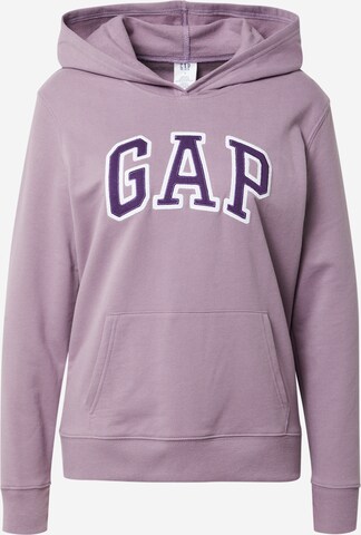 Sweat-shirt GAP en violet : devant