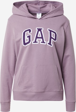 Gap Tall Sweatshirt in Purple: front