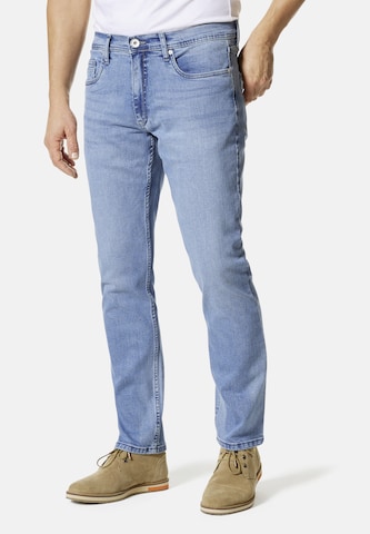 Coupe slim Jean Stooker Men en bleu