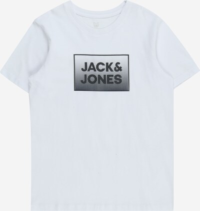 Jack & Jones Junior Shirt 'STEEL' in de kleur Zwart / Wit, Productweergave