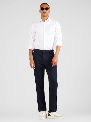 Bruun & Stengade Slim fit Overhemd 'Pavarotti' in Wit