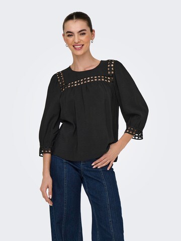 JDY Bluse 'JDYCamille' i sort: forside
