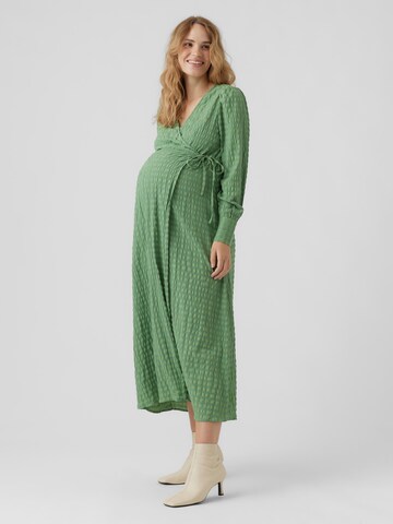 Vero Moda Maternity Φόρεμα 'MENGA' σε πράσινο