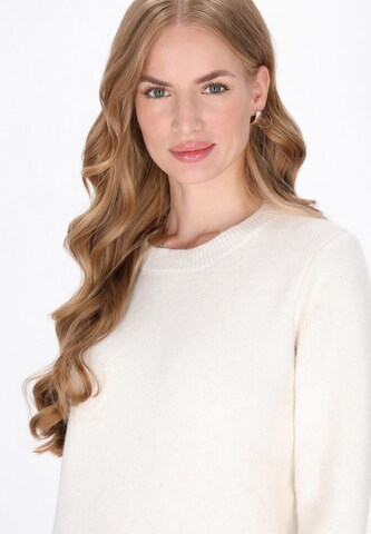 Robes en maille DreiMaster Klassik en blanc