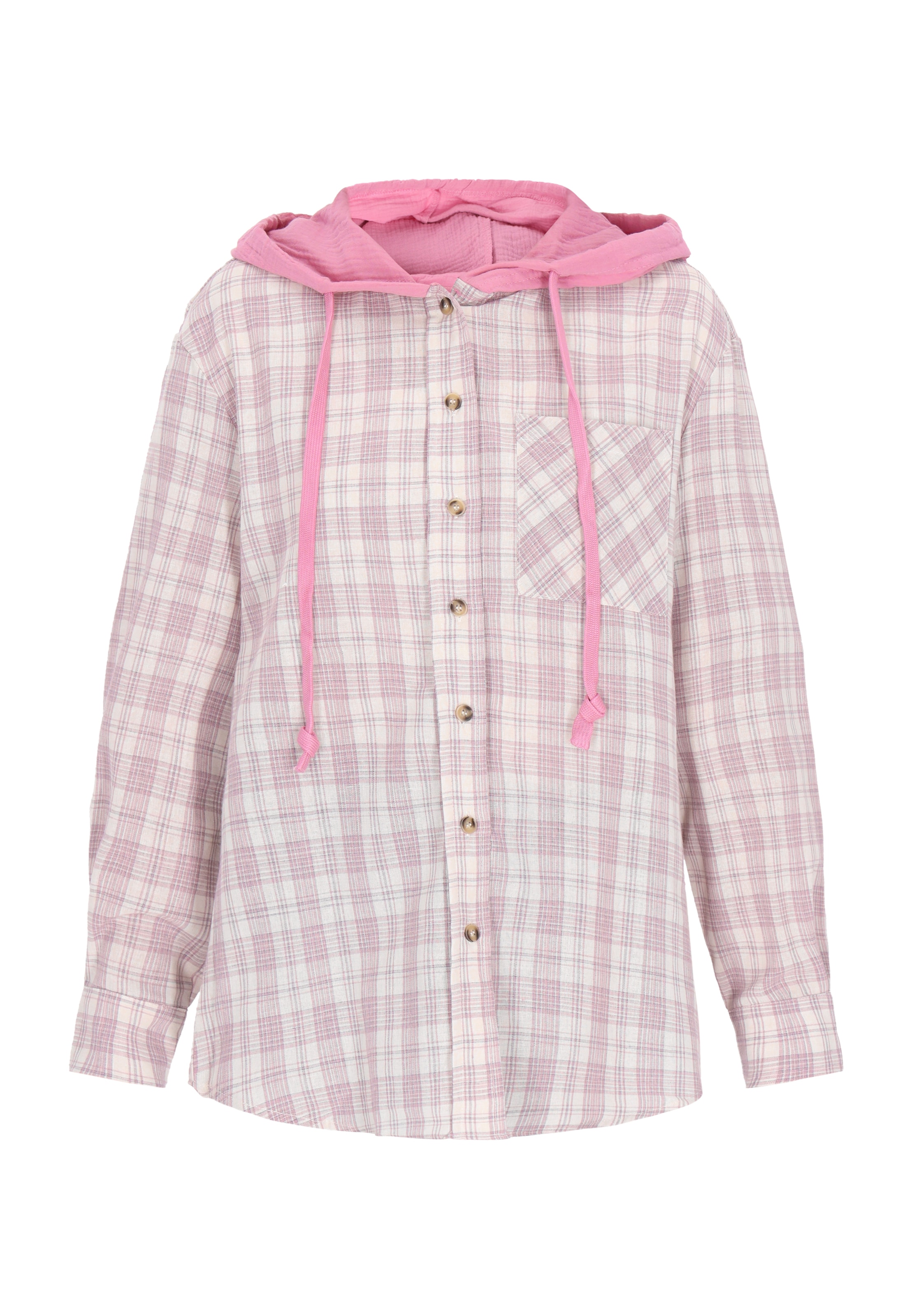 SANIKAPrijelazna jakna - roza boja: prednji dio