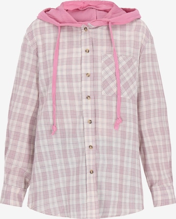 SANIKA Välikausitakki värissä vaaleanpunainen: etupuoli