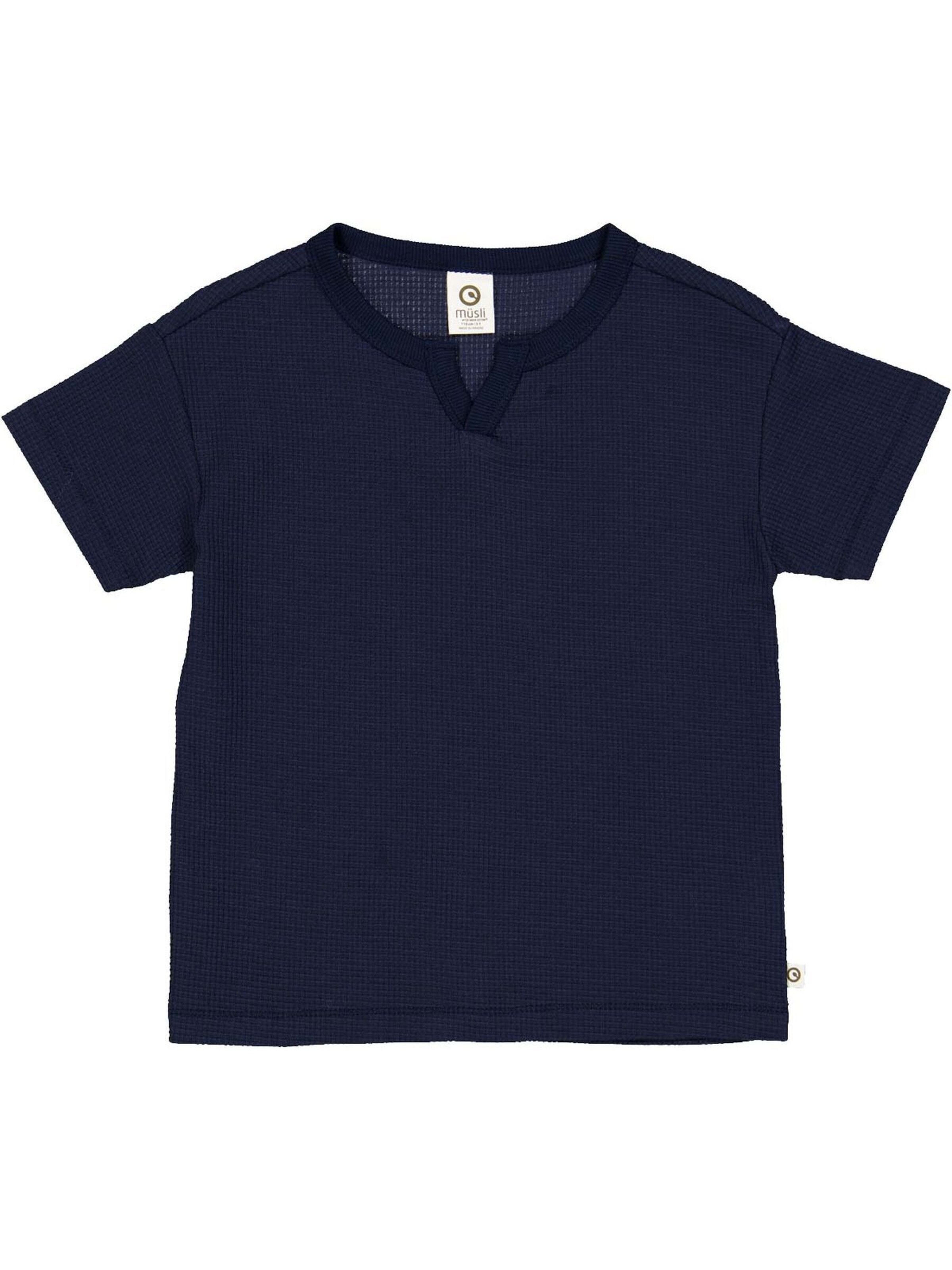 Maglietta di Müsli by GREEN COTTON in blu: frontale