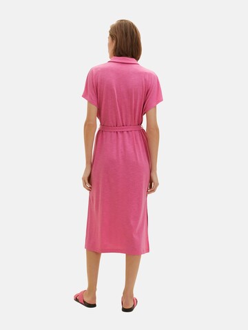 TOM TAILOR Shirt Dress in Pink