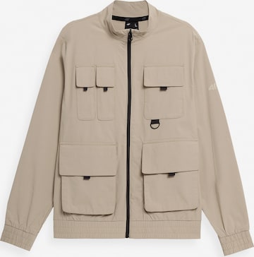 Veste de sport 'KUMC002' 4F en beige : devant