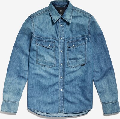 G-Star RAW Overhemd in de kleur Blauw denim, Productweergave